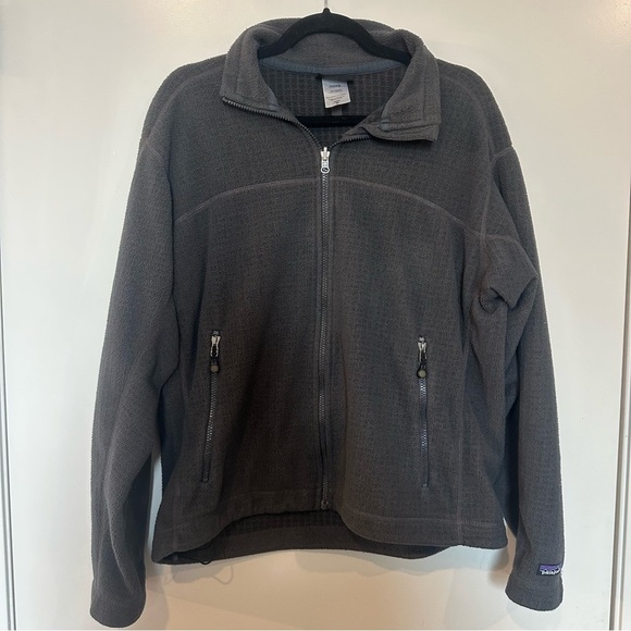 Patagonia Other - Patagonia Men’s Radiant Jacket medium Gray Full Zip Fleece polartec Casual